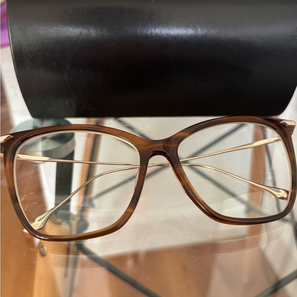 DITA Tortoise Cat-Eye Glasses - Picture 3 of 3